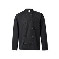 VL KALI. Langärmelige Kochjacke (175 g/m²), aus Baumwolle (35 %) und Polyester (65 %)