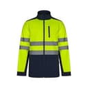 VL HESTIA. Zweifarbige Softshell-Jacke (280 g/m²) aus Polyester (96 %) und Elastan (4 %)