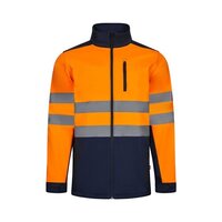 VL HESTIA LARGE. Zweifarbige Softshell-Jacke (280 g/m²), mit Fleece-Futter und TPU-Membran, aus Polyester (96 %) und Elasthan (4 %)