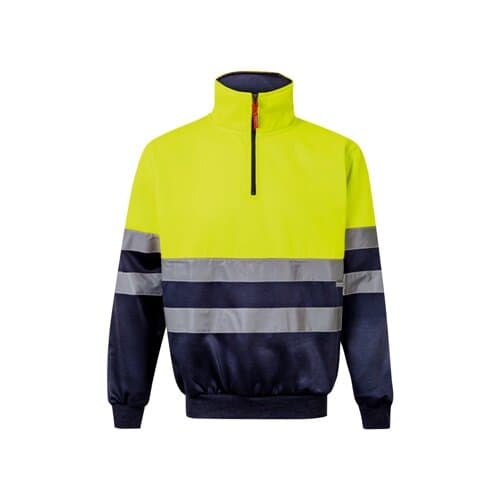 VL THOR LARGE. Zweifarbiges Sweatshirt (300g/m²) aus Polyester-Fleece (100%)