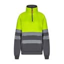 VL THOR LARGE. Zweifarbiges Sweatshirt (300g/m²) aus Polyester-Fleece (100%)