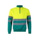 VL THOR LARGE. Zweifarbiges Sweatshirt (300g/m²) aus Polyester-Fleece (100%)