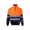 VL THOR LARGE. Zweifarbiges Sweatshirt (300g/m²) aus Polyester-Fleece (100%)