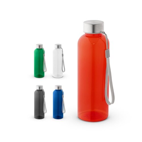 ENDERS M. Trinkflasche (600ml) aus recyceltem PET (100% rPET) mit glänzender transluzenter Oberfläche