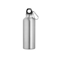 RE-LANDSCAPE M. Flasche aus recyceltem Aluminium 530 mL mit Karabiner