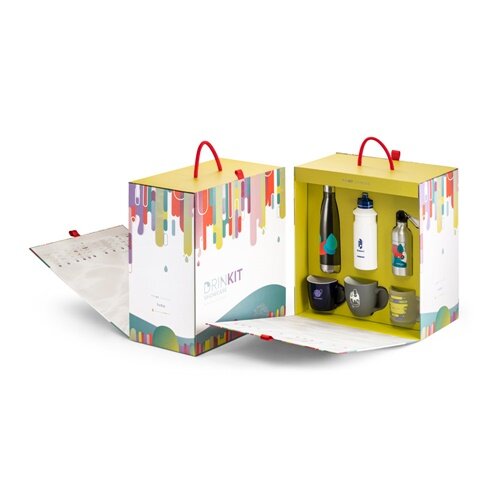 DRINKIT SHOWCASE. Muster-Set bedruckte Drinkware