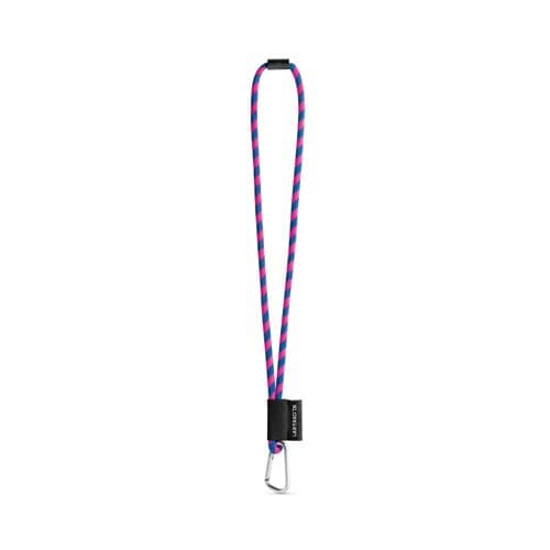 75089. SET Lanyard TUBE Long (Ø 7 mm) mit 55 mm D-förmigem Karabiner und Ø 7 mm Sicherheitsverschluss
