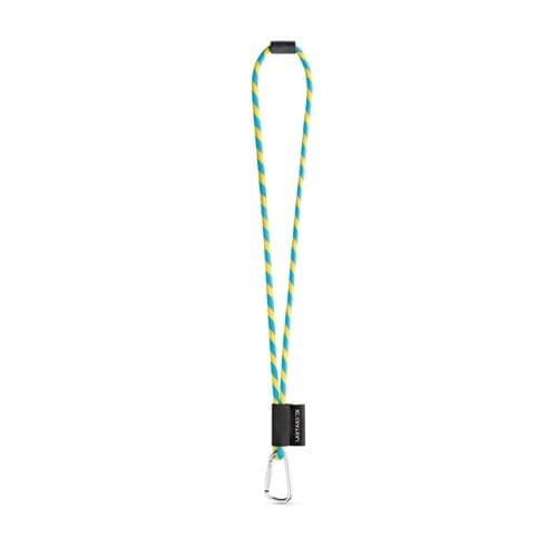 75089. SET Lanyard TUBE Long (Ø 7 mm) mit 55 mm D-förmigem Karabiner und Ø 7 mm Sicherheitsverschluss