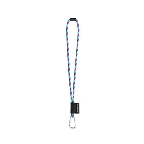 75089. SET Lanyard TUBE Long (Ø 7 mm) mit 55 mm D-förmigem Karabiner und Ø 7 mm Sicherheitsverschluss