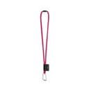 SET Lanyard TUBE Long (Ø 7 mm) mit 55 mm D-förmigem Karabiner und Ø 7 mm Sicherheitsverschluss