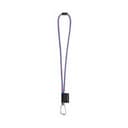 SET Lanyard TUBE Long (Ø 7 mm) mit 55 mm D-förmigem Karabiner und Ø 7 mm Sicherheitsverschluss