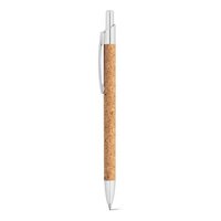 NATURA. Kugelschreiber aus Kork und Aluminium mit Clip