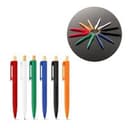 ZARA. Kugelschreiber aus recyceltem ABS (100% rABS) mit Bambusdruckknopf