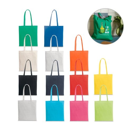 CAIRO. Tragetasche aus recycelter Baumwolle (70%) und polyester (30% rPET) (180 g/m²)