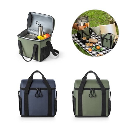 ROMA M. Gepolsterte Kühltasche aus recyceltem Polyester 600D Ripstop 11 L