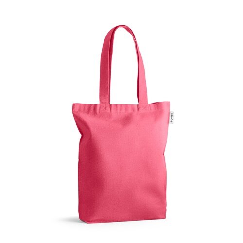 MERIDA. Tragetasche (220 g/ m²) aus Baumwolle (50%), recycelter Baumwolle (30%) und polyester (20% rPET)
