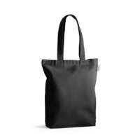 MERIDA. Tragetasche (220 g/ m²) aus Baumwolle (50%), recycelter Baumwolle (30%) und polyester (20% rPET)
