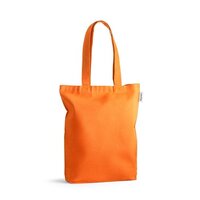 MERIDA. Tragetasche (220 g/ m²) aus Baumwolle (50%), recycelter Baumwolle (30%) und polyester (20% rPET)