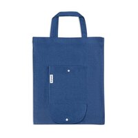 SIENA Faltbare Tasche aus Baumwolle 50 receycelte Baumwolle 30 und Polyester 20 rPET 140 gm