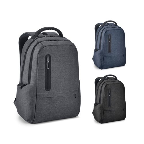 BOSTON. Wasserdichter 2Tone Nylon 17'' Laptop-Rucksack