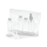 DENIRO Transparente Kulturbeutel PVC