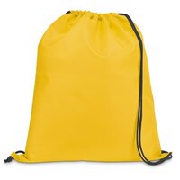 CARNABY. 210D Rucksacktasche mit schwarzen Zugbändern