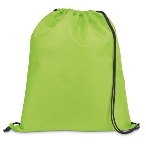 CARNABY. 210D Rucksacktasche mit schwarzen Zugbändern