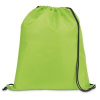 CARNABY. 210D Rucksacktasche mit schwarzen Zugbändern