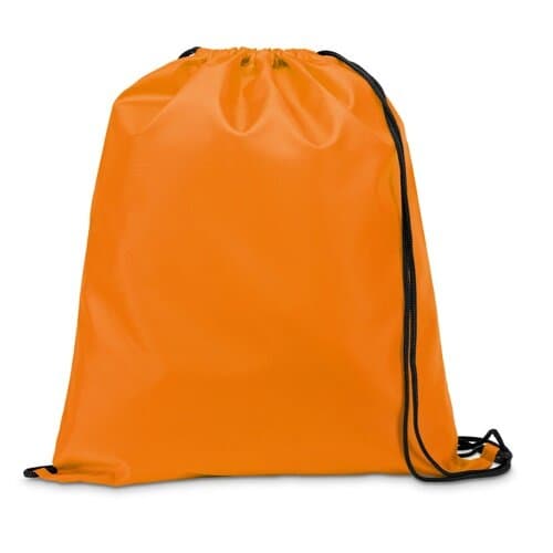CARNABY. 210D Rucksacktasche mit schwarzen Zugbändern