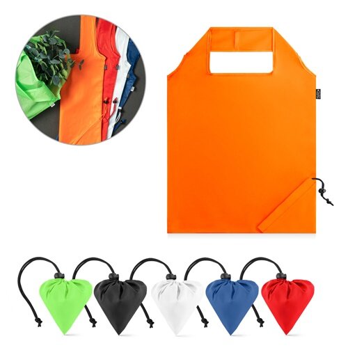 BEIRA. Faltbare Tragetasche aus 190T Polyester aus recyceltem (100% rPET)