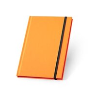 WATTERS. A5-Notizbuch aus fluoreszierendem PU mit linierten Seiten