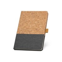 KLEE. A5 Notizbuch aus Kork und Leinen mit linierten Blättern