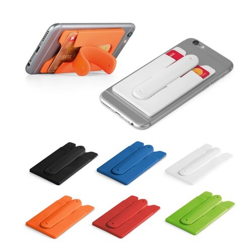 CARVER. Kartenhalter und Smartphone-Halter aus Silikon