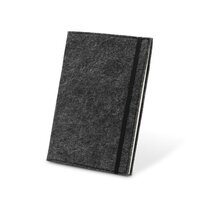BALDWIN A5 Notizblock mit Umschlag aus recyceltem Filz 100 rPET und linierten Seiten aus 100  Recyclingpapier