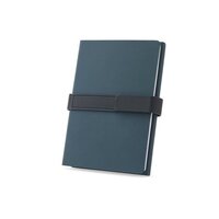 SANDERSON A5 Notizbuch aus PU 50 recycelt mit zwei Blöcken linierte Seiten und unlinierte Seiten