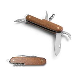 BELPIANO. Multifunktions-Taschenmesser aus Edelstahl und Holz – Bild 2
