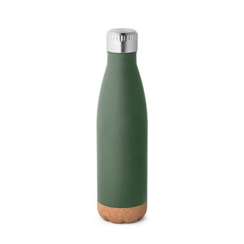 SOLBERG. Thermosflasche aus Edelstahl und Korkboden, 560 ml