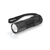 FLASHY Taschenlampe aus Aluminium mit 9LEDs