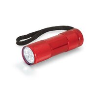FLASHY Taschenlampe aus Aluminium mit 9LEDs