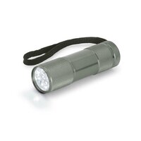 FLASHY Taschenlampe aus Aluminium mit 9LEDs