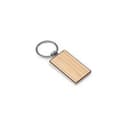 GASTON RECTANGULAR. Schlüsselanhänger aus Eisen in rechteckiger Form