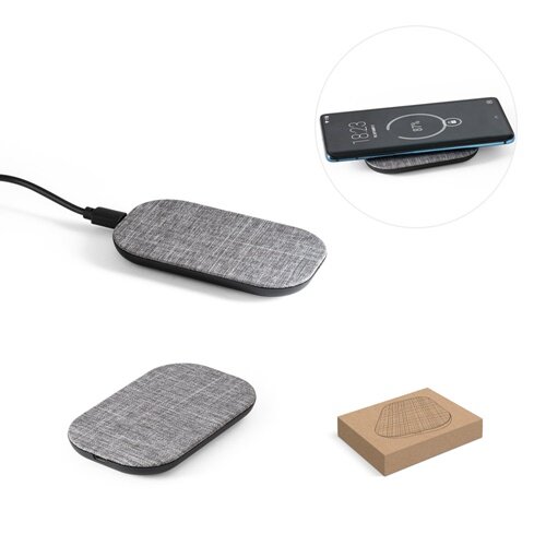 RENEWAL CHARGER. Superschnelles 15W wireless Ladegerät aus recyceltem PET (100 % rPET)