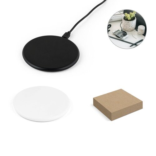 SOVERY. Superschnelles 10W wireless Ladegerät aus Recyceltes ABS (100% rABS)