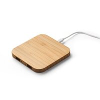 DALTON Superschnelles 15W wireless Ladegerät aus Bambus