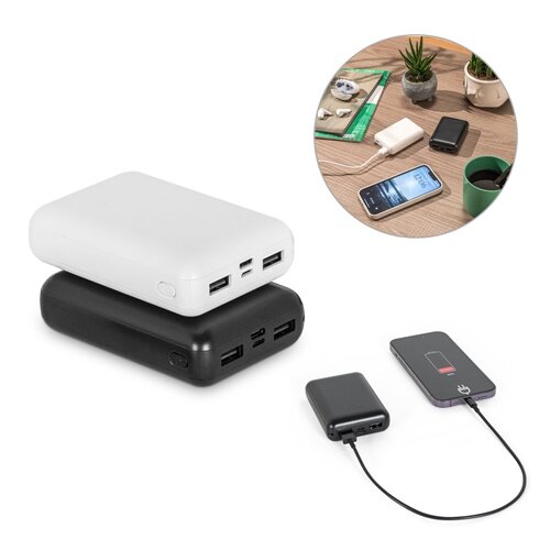 LEAKEY 10. Powerbank 10'000 mAh aus recyceltem ABS (100% rABS)