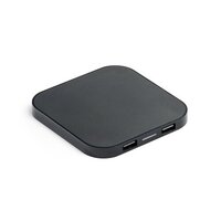 CAROLINE Superschnelles 15W wireless Ladegerät mit HUB 2 USBA Anschlüssen aus Recyceltes ABS 100 rABS