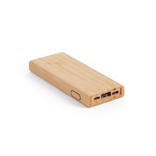KOHN. Powerbank 5'000 mAh aus Bambus