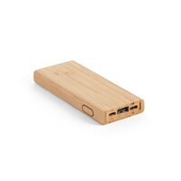 KOHN. Powerbank 5'000 mAh aus Bambus