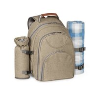 VILLA Thermischer PicknickRucksack aus 600D hochdichtem recyceltem Polyester
