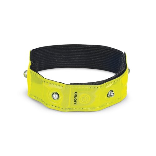 VISIBLE. Armband, reflektierend mit 4 roten LEDs